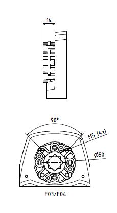 Kurzadapter SW11 F03/F04